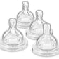 Philips Avent Anti-Colic Baby Bottle Flow 4 Nipple, 4Pk, Scy764/04