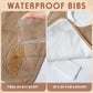 Newwiee Large Muslin Pullover Baby Bibs Full Coverage Toddler Slip On Absorbent Bib Waterproof Toddler Towel Bibs(Stylish Color,