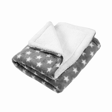 NAMAN Newborn Baby Boy & Baby Girl Polka Wrapping Sheet Cum Baby BlanketNVBZ7800GREY