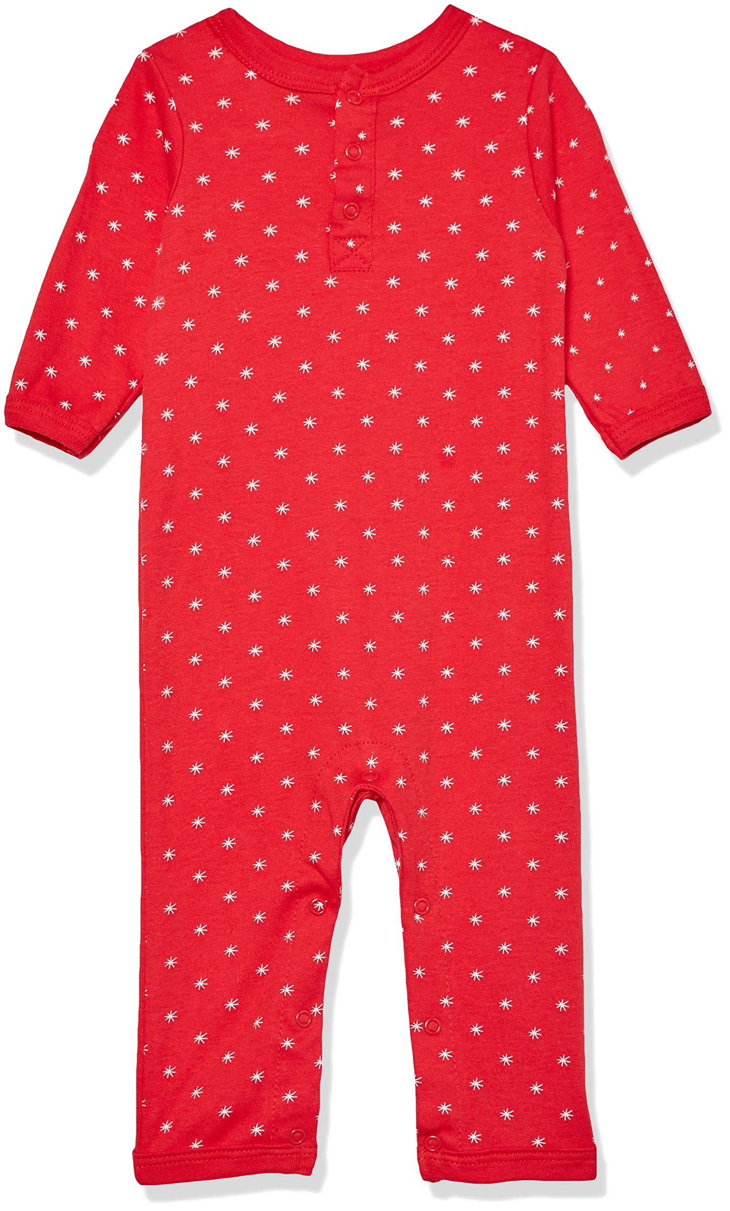 Hudson Baby Unisex Baby Cotton Coveralls Magical Christmas, 6-9 Months