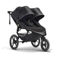 Baby Jogger Summit X3 Double Jogging Stroller, Midnight Black, Buggy For Two, Smooth Ride For Walking Or Jogging, Compact Fold,