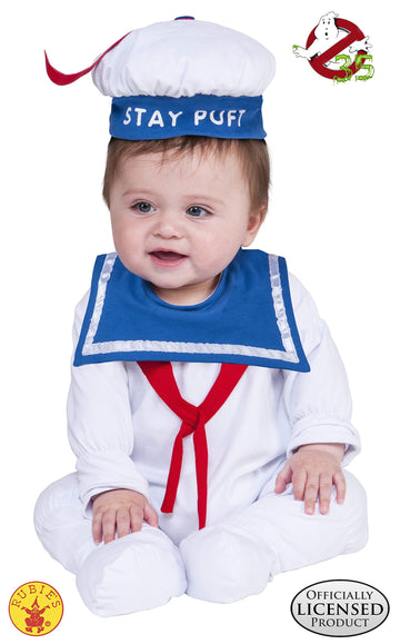 Rubie'S Unisex Baby Ghostbusters Classic Stay Puft Romper Costume, As Shown, 0-6 Months Us
