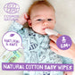 Jack N' Jill Natural Baby Gum & Tooth Wipes - Natural & Safe, Contains Only Water & Xylitol, Soft Cotton, Free From Fluoride & S
