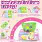 usrela Baby Toys 6 to 12 Months - Tissue Box Toy, Baby Toys for 6 12 18 Months, Unicorn Tissue Learning Toys with Alphabet Numbe