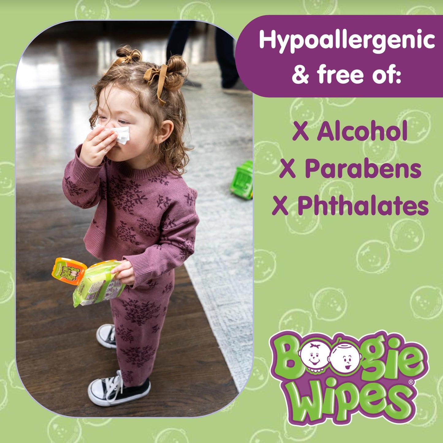 Boogie Wipes Gentle Wet Wipes For Baby And Kids, Face, Hand, Body & Nose, Hsa/Fsa Eligible, Made With Vitamin E, Aloe, Chamomile