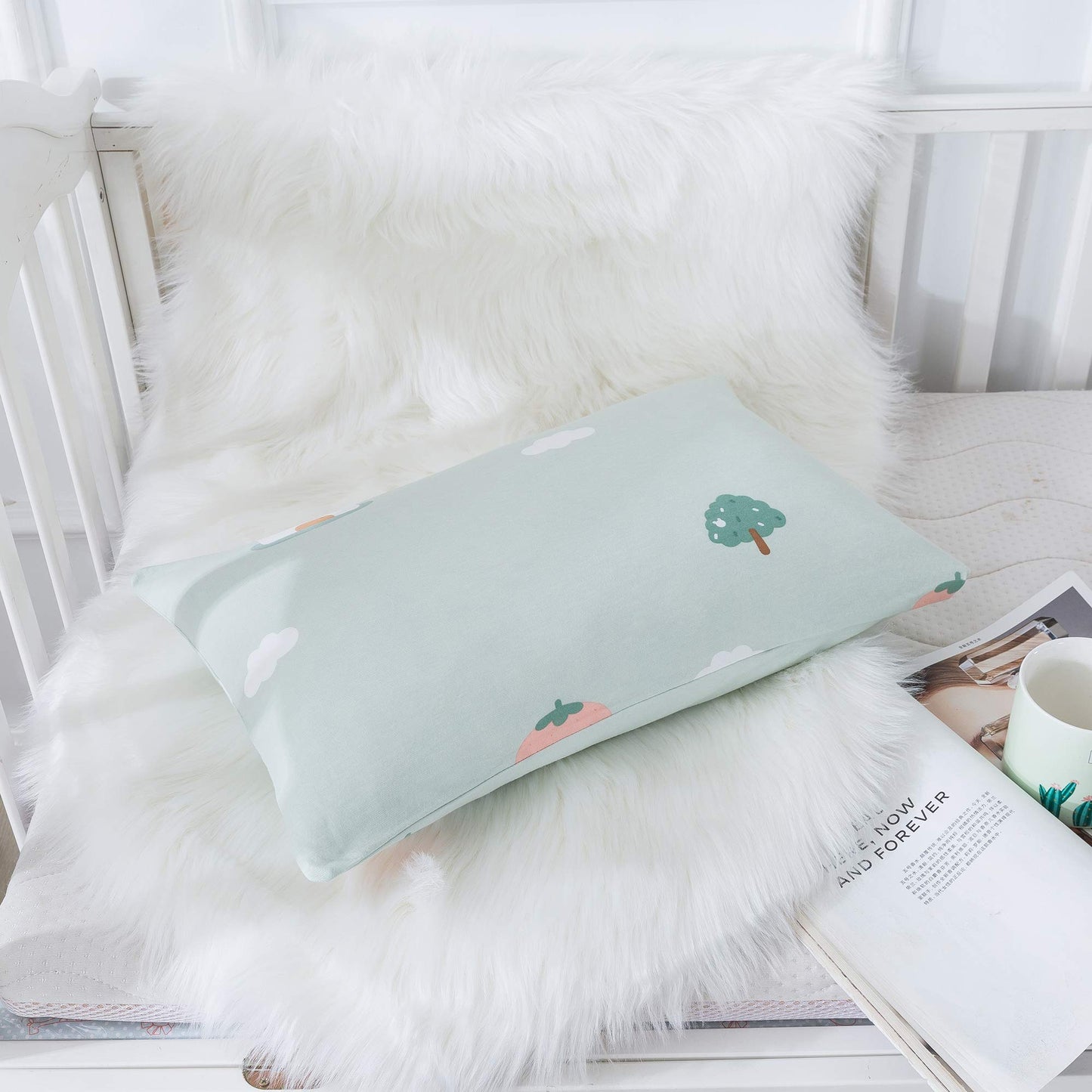Household Cotton Jersey Knit Toddler Pillowcases, Soft And Breathable Travel Pillow Cases With Envelope Closure, For Boys And Gi