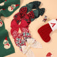 Doboi 8Pcs Baby Girls Hair Clips Large Christmas Fable Hair Bows Cotton Linen Bows For Girls Gingham Hair Accessories For Baby T