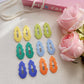 Elemirsa 40Pcs Candy Colored Snap Hair Clips For Little Girl Non Slip Barrettes Hair Accessories For Baby Girl Teens Toddler Kid