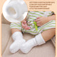 Lanleo Baby Girls Boys Non Slip Socks With Grips Toddler Kids Unisex Warm Thick Cotton Ankle Crew Socks With Grippers 6 Pairs Wh