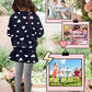 Bomdeals Adorable Cute Toddler Baby Girls Clothes Set,Long Sleeve T-Shirt +Pants Outfit(Age(5T), Navy)