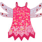 Dressy Daisy Toddler Girls Fairy Fancy Dress Costume Birthday Halloween Christmas Party Outfit with Wings Size 2T to 3T