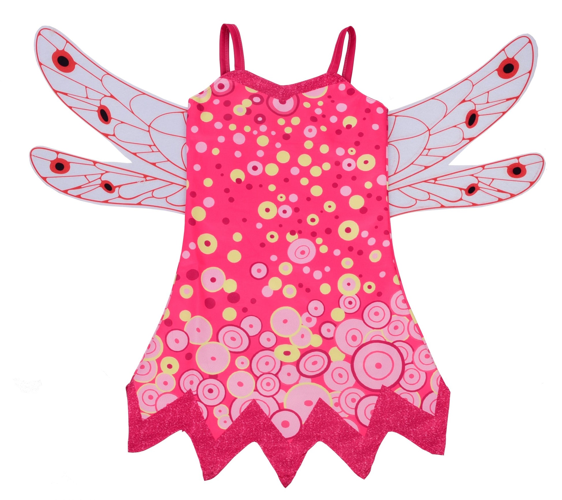 Dressy Daisy Toddler Girls Fairy Fancy Dress Costume Birthday Halloween Christmas Party Outfit with Wings Size 2T to 3T