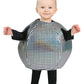 Fun Costumes Disco Ball Baby Costume - Shiny Metallic Infant Outfit - 6/12 Months