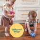 The First Years Squeeze & Sip Toddler Straw Cups - Squeezable Transition Sippy Cup with Silicone Straw - Toddler Feeding Supplie