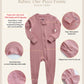 Vaenait Baby Toddler Boys Girls Solid Footie Pajama Cozy Modal Powderblue 2T