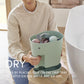 SHNUGGLE Ellie Bath Toy Storage Scoop | Baby & Toddler Bath Toy Drying Caddy with Drip Tray - Eucalyptus Green