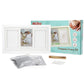 Nuby Baby Hand & Footprint Kit With Wall Decor Frame That Holds One 4 X 6 Photo & 2 Clay Print Kits For Newborn Girls & Boys, Pe