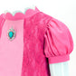 Syoimy Girls Pink Princess Dress Princess Costume For Kids Halloween Christmas Birthday Party Dress Up Costume 3T 4T