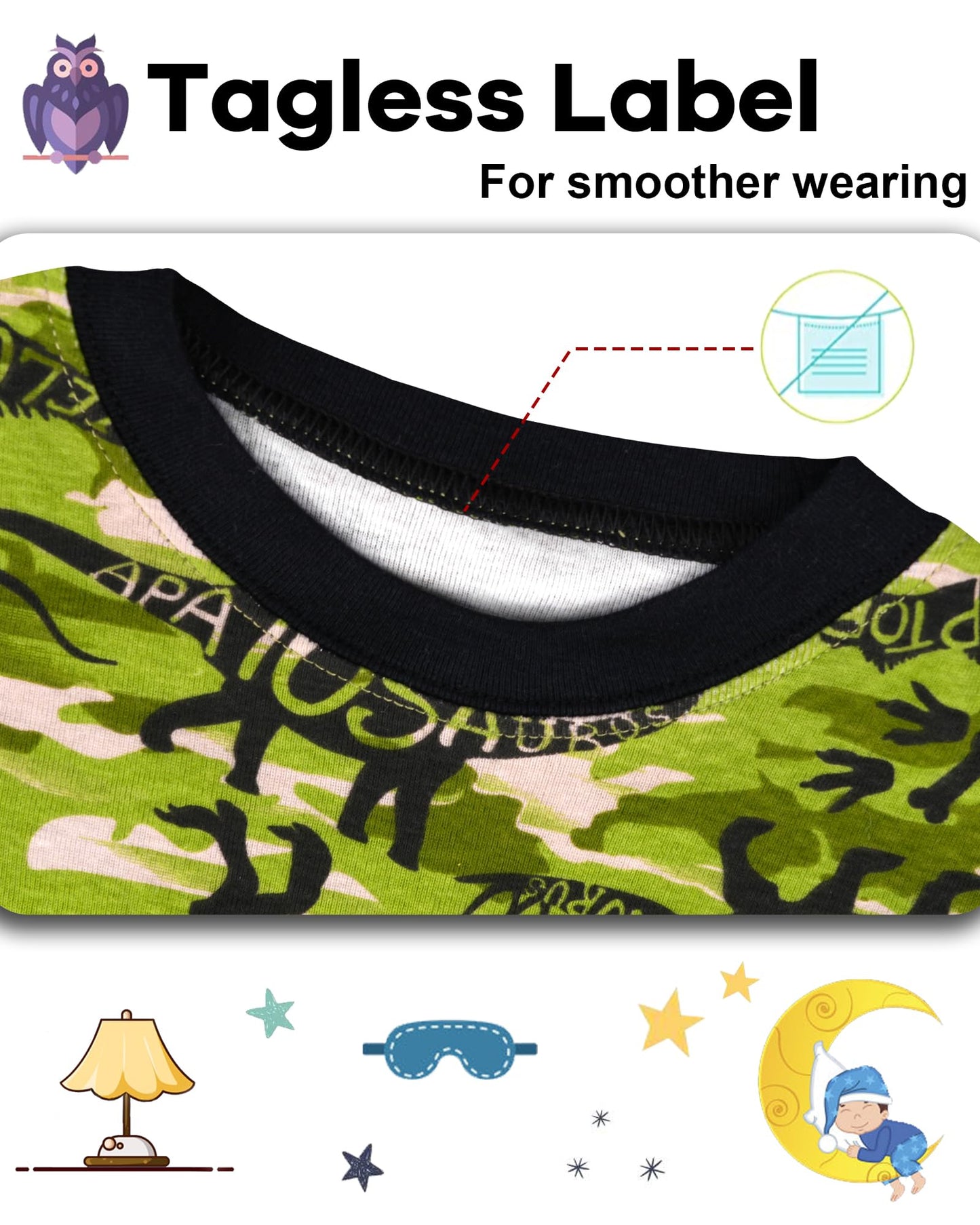 Daughter Queen Boys Pajamas 18-24 Months Summer Pjs Dinosaur Pj Sets Baby Toddler Space Cotton Short Sleeve Jammies Trex Sleepwe