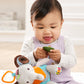 Skip Hop Bandana Buddies Baby Activity and Teething Toy with Multi-Sensory Rattle and Textures, Elephant