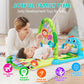 Baby Play Mat Baby Toys Tummy Time Mat Baby Activity Center For Newborn Infant Toys Piano Baby Gym Mat Tummy Time Toys Music & L