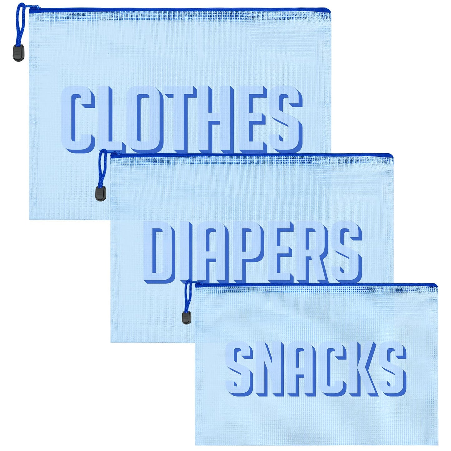 KUIRAN 3pcs Hospital Bag Organizing Pouches for Labor and Delivery, Maternity Essentials Diaper Bag Organizer for Mom Travel - B