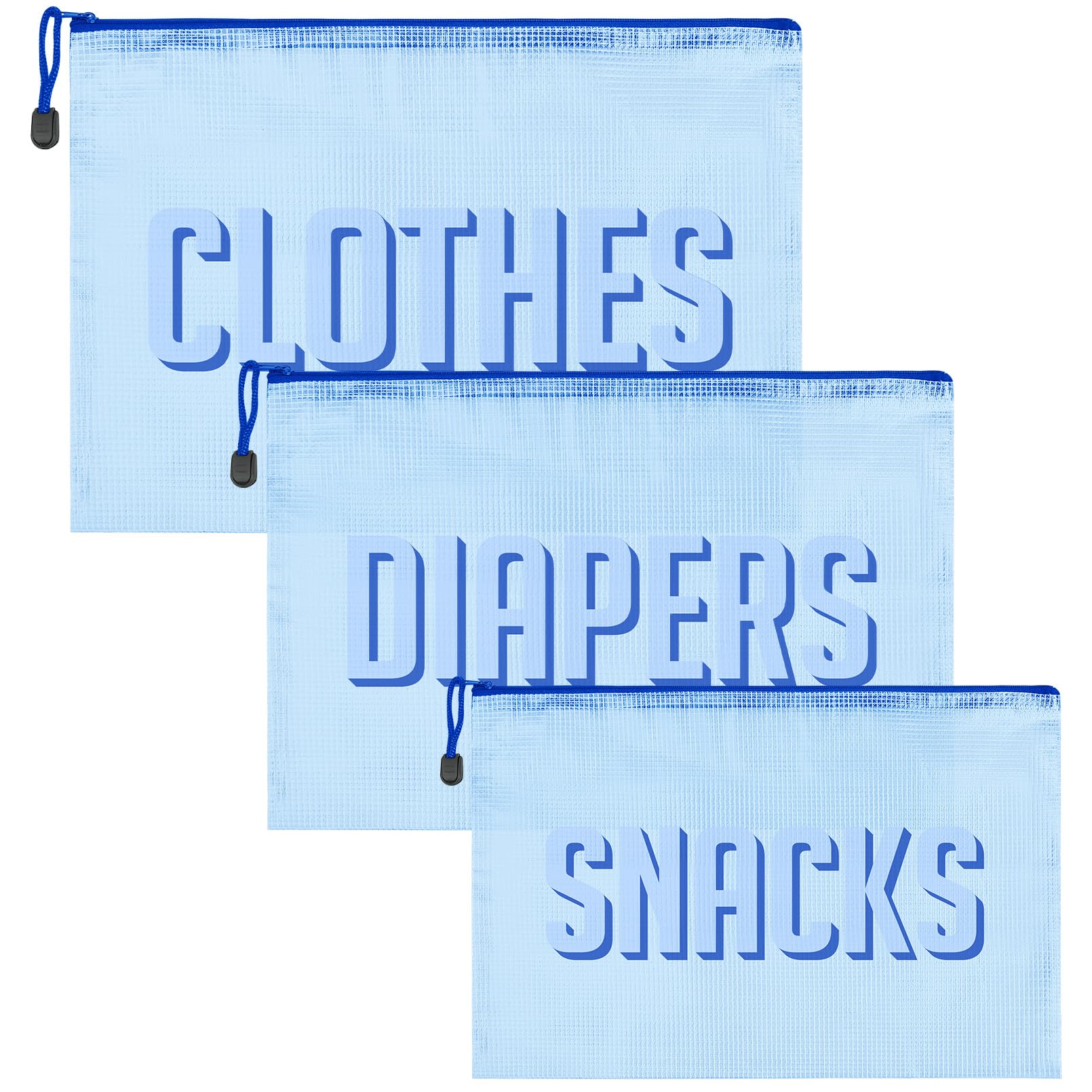 KUIRAN 3pcs Hospital Bag Organizing Pouches for Labor and Delivery, Maternity Essentials Diaper Bag Organizer for Mom Travel - B