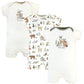 Hudson Baby Unisex Baby Cotton Rompers, Forest Animals, 12-18 Months