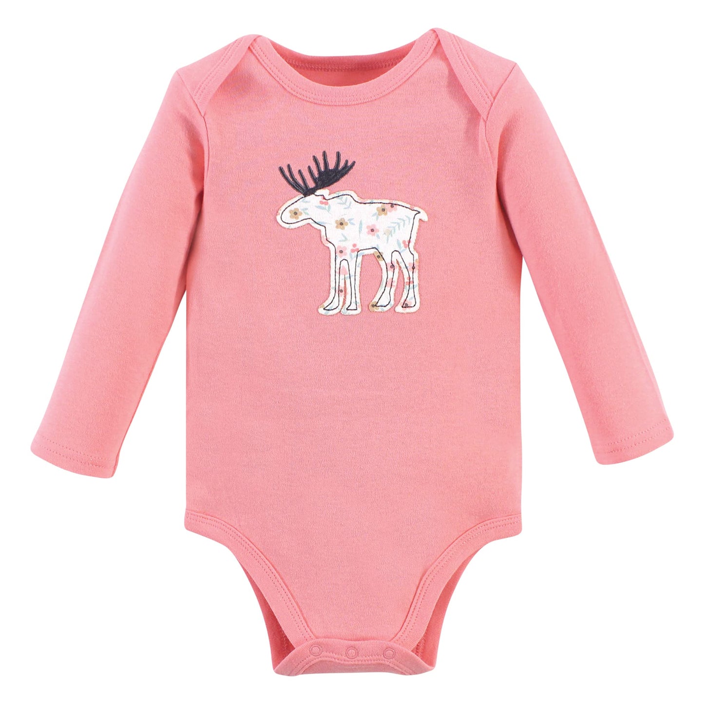 Hudson Baby Unisex Bodysuits Cotton Long-Sleeve Orest Girl, 9-12 Months, Orest Girl, 9-12 Months Us
