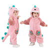 Tonwhar Kids' And Toddlers' Infant Tiger Dinosaur Animal Fancy Dress Costume Outfit Hooded Romper Jumpsuit(3-6 Months/Height:24'