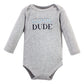 Hudson Baby Unisex Baby Cotton Long-Sleeve Bodysuits, Polar Bear, 9-12 Months