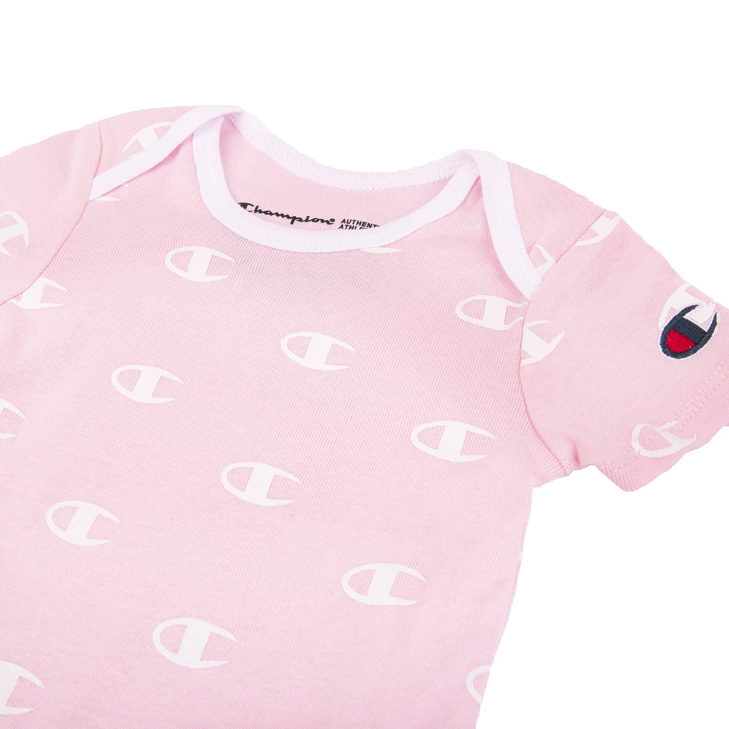 Champion Unisex Baby 3-Pc Box Set Includes An Infant Body Suit, A Bib Or Hat & Pair Of Booties In Colors And Size 0-6M, All Over