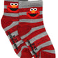 Sesame Street Elmo Baby Toddler Boy'S Girl'S 3 Pack Crew Socks With Grippers (12-24 Months, Red)
