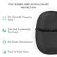 Evolur Eva Baby Changing Pad In Black, Soft, Lightweight And Portable Changing Pad, Fits All Changing Table, Waterproof Firm Pad