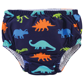 Hudson Baby Unisex Baby Swim Diapers, Dinosaurs, 6-12 Months