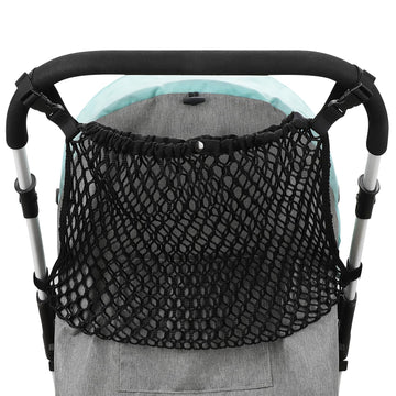 Accmor Universal Stroller Organizer, Polyester Net Mesh Bag Fits For Uppababy, Nuna, Britax, Doona Strollers, Non-Slip Adjustabl
