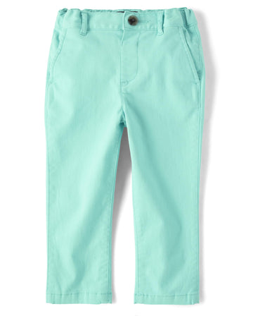 The Children'S Place Baby Boy'S And Toddler Stretch Skinny Chino Pants, Mellow Aqua, 3T