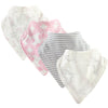 Touched By Nature Unisex Baby Organic Cotton Bandana Bibs, Bird, One Size