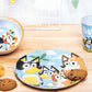 Zak Designs 5-Piece Dinnerware Set, Bluey - Durable Plastic & Stainless Steel - Includes Tumbler, 8-Inch Plate, 6-Inch Bowl, For