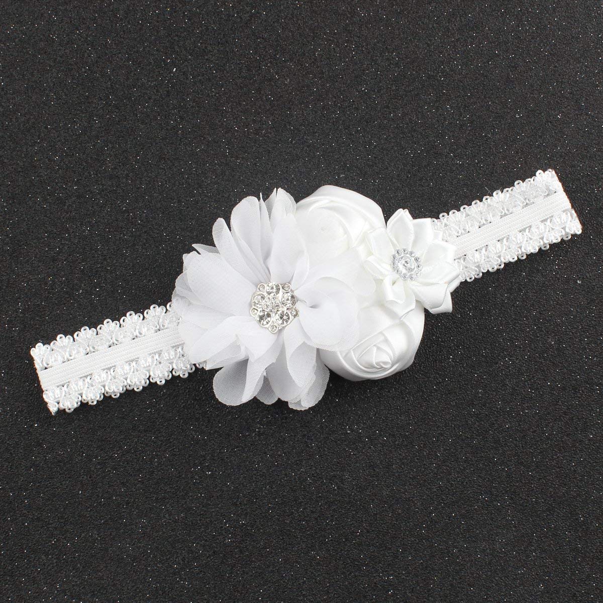 Mausong Christening Headbands Baptism Headbands With Bows