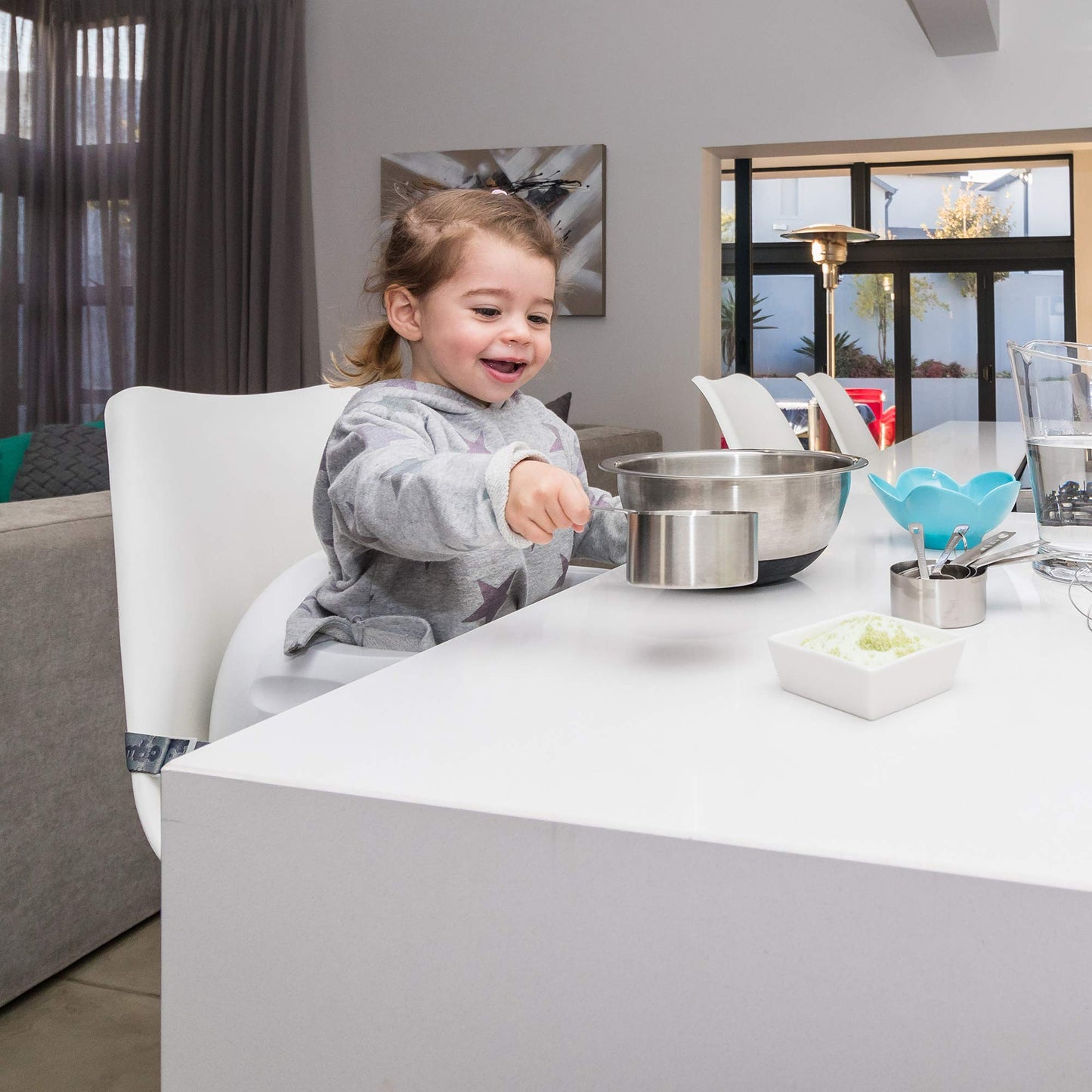 Bumbo Multi Seat - Portable 3-In-1 Baby Booster Chair With Tray, Highchair, And Floor Seat For Feeding, Sitting Support, And Pla