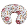 Ievolve Minky Nursing Pillow Cover Breast Feeding Pillow Cover Slipcover U Shape For Baby Boy Girl,Cover Only(Flora)