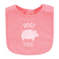 Hudson Baby Unisex Baby Cotton Bibs, Hogs And Kisses, One Size