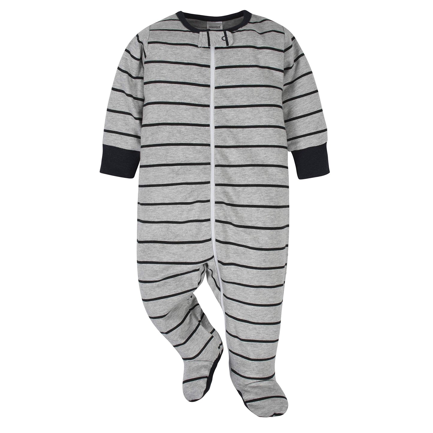 Onesies Brand Baby Boys' 4-Pack Sleep 'N Play Footie, Gold Hungry, Newborn