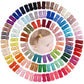 C  Llot Hair Clip, 120Pcs Baby Girls Grosgrain Ribbon 1.2' Mini Bow Snap Clips, 60 Colors For Infant Toddlers Fine Thin Hair In