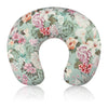 Hnhuaming Nursing Pillow Cover For Baby Girls Boys, Green Breastfeeding Pillow Cover, Stretchy Removable Feeding Pillow Case For