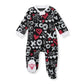 Burts Bees Baby Boys Organic Cotton Sleep and Play Footed Pajamas, One-piece Zip Front Romper, Baby Essentials