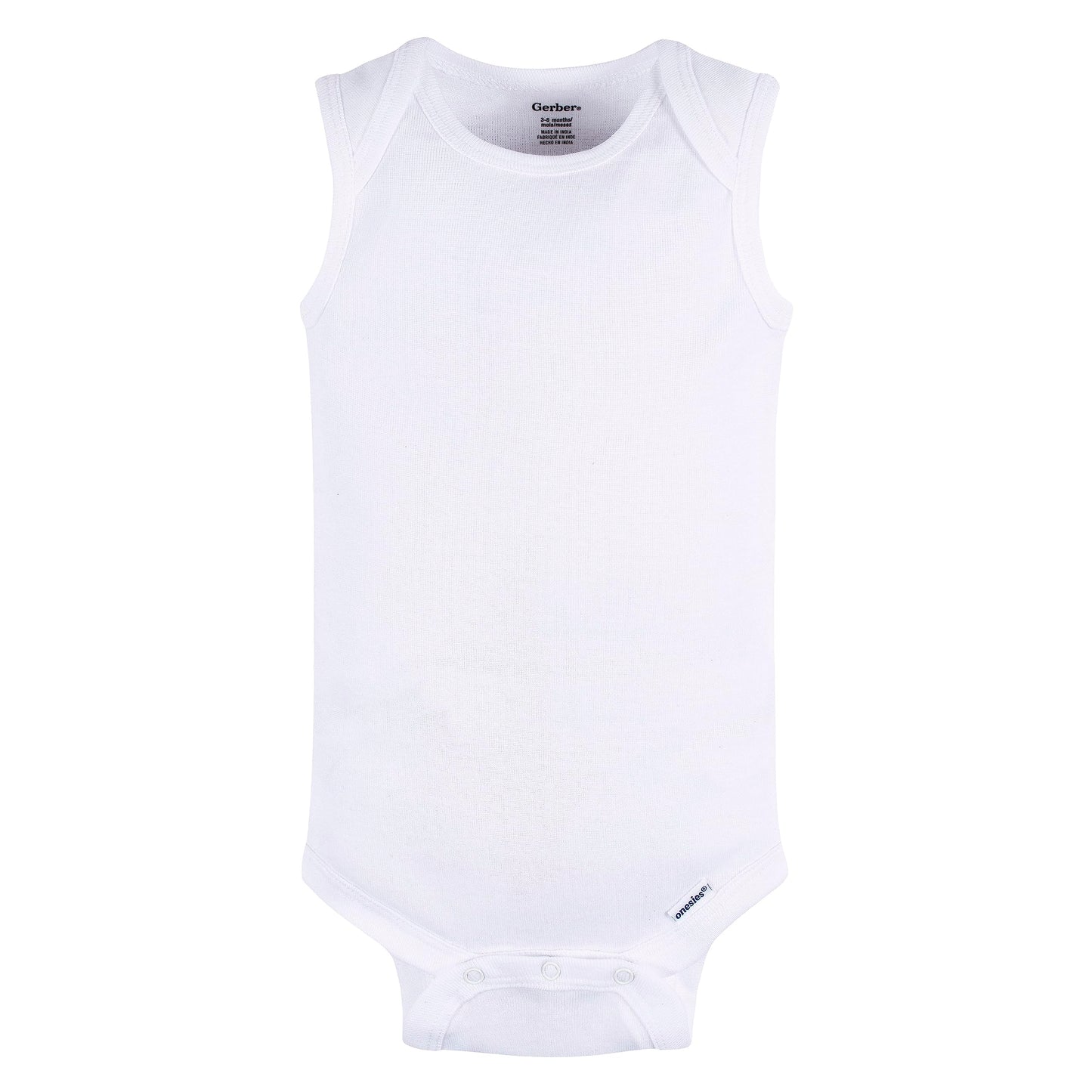 Gerber Unisex Baby Multi-Pack Sleeveless Onesies Bodysuit Grey Heather 0-3 Months