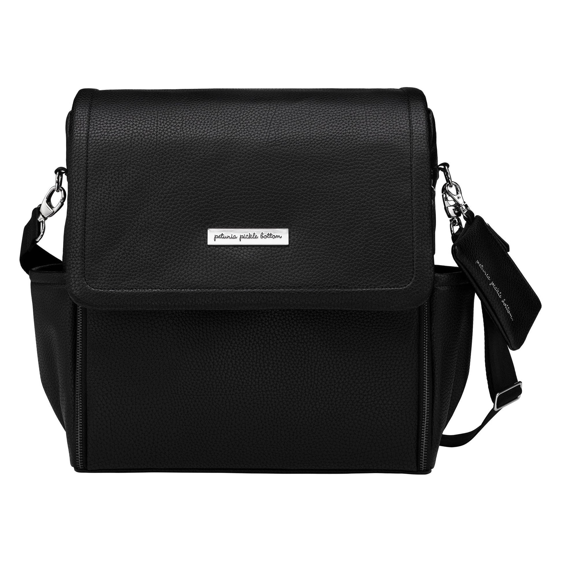Petunia Pickle Bottom Boxy Backpack, Diaper Bag, Stylish Baby Bag, Spacious Backpack, On-The-Go Moms, Ebony
