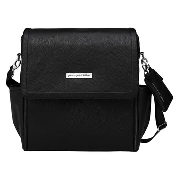 Petunia Pickle Bottom Boxy Backpack, Diaper Bag, Stylish Baby Bag, Spacious Backpack, On-The-Go Moms, Ebony